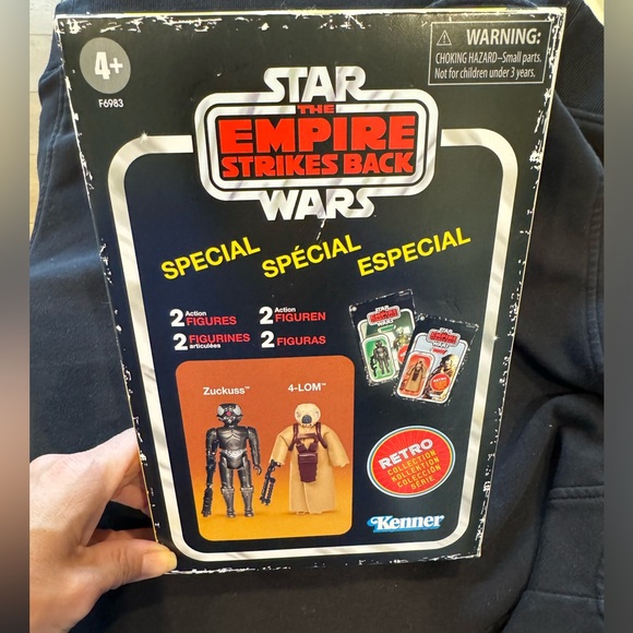 NEW Star Wars Retro Empire Strikes Back Figures Zuckuss & 4-Lom. New in box. - Picture 6 of 6